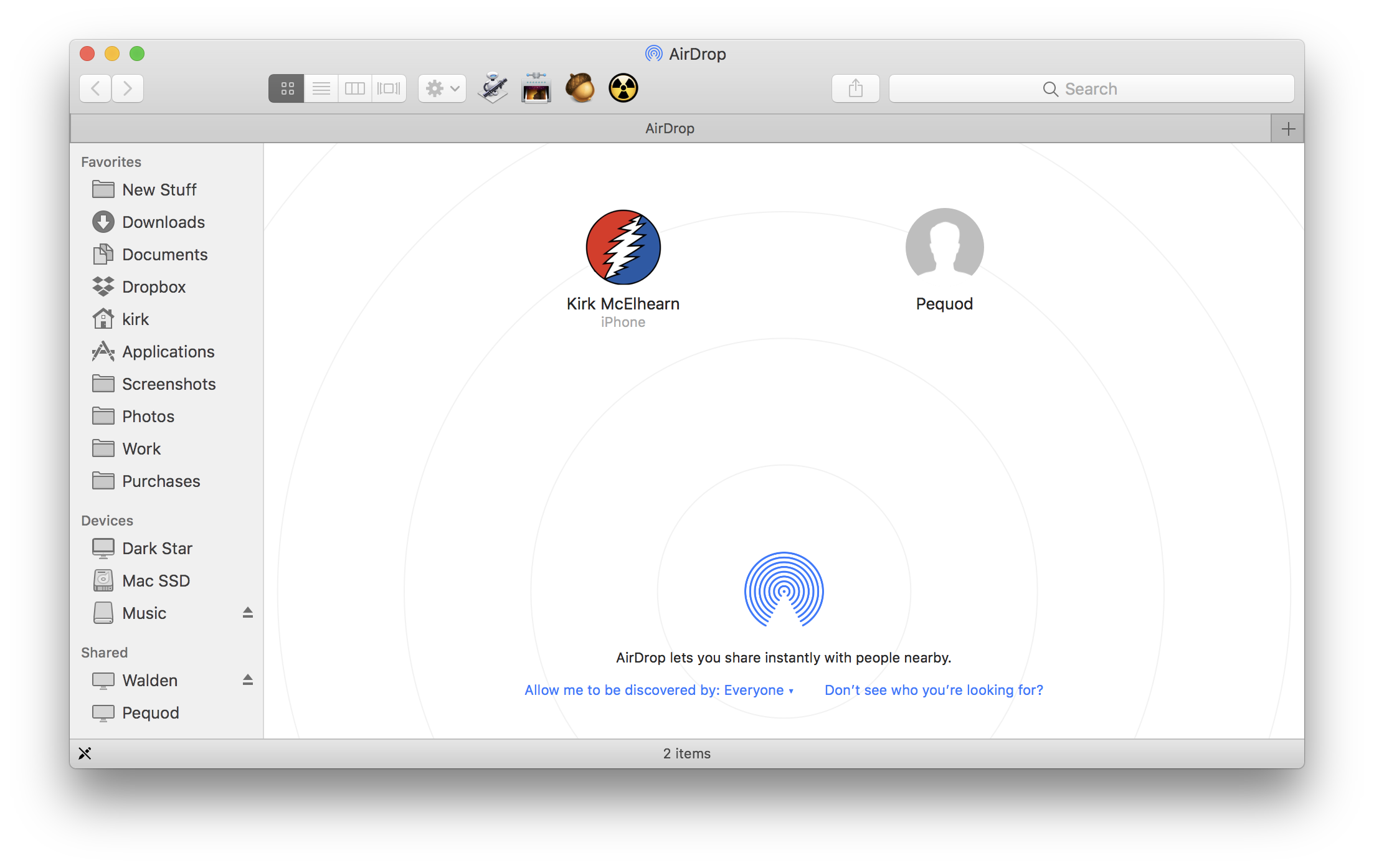 Airdrop for mac pro